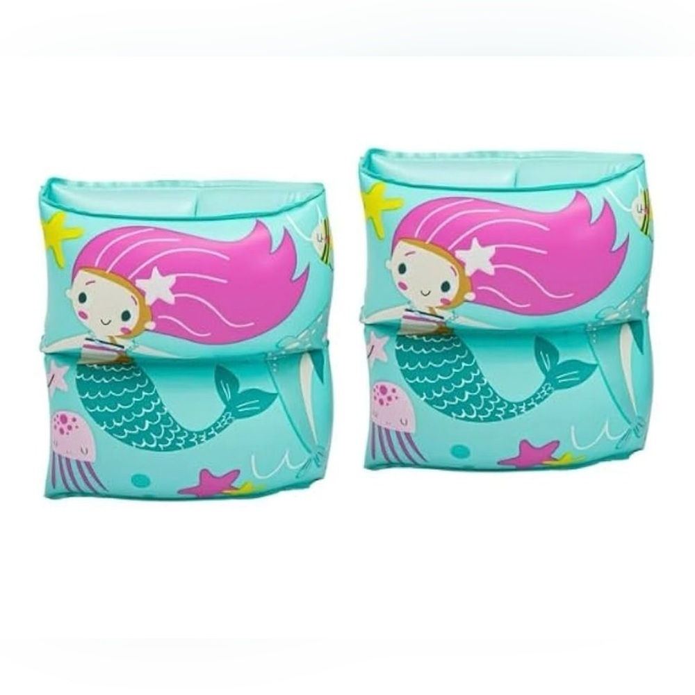 Kids Armbands - Vibrant Blue and Pink - Picture 3 of 5